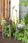 Giraffe Planter of Upcycled Metal