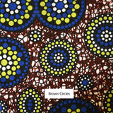 African Print Cotton Napkins - Set of 4