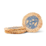 Kazi Fringed Coasters - sets of 4
