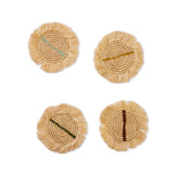 Kazi Fringed Coasters - sets of 4