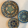 Kazi Sea of Blue Wall Platter