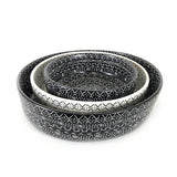 Mudcloth-Patterned Kisii Bowl/Plate