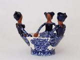 Zizamele Ceramic Friendship Bowls - Indigo