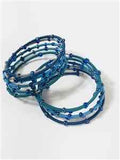 Usisi Glass Bead Spiral Bracelet