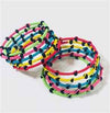 Usisi Glass Bead Spiral Bracelet